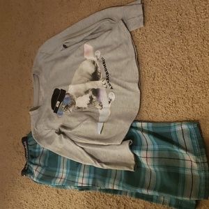 Abercrombie sleep bulldog size 5/6 pajamas